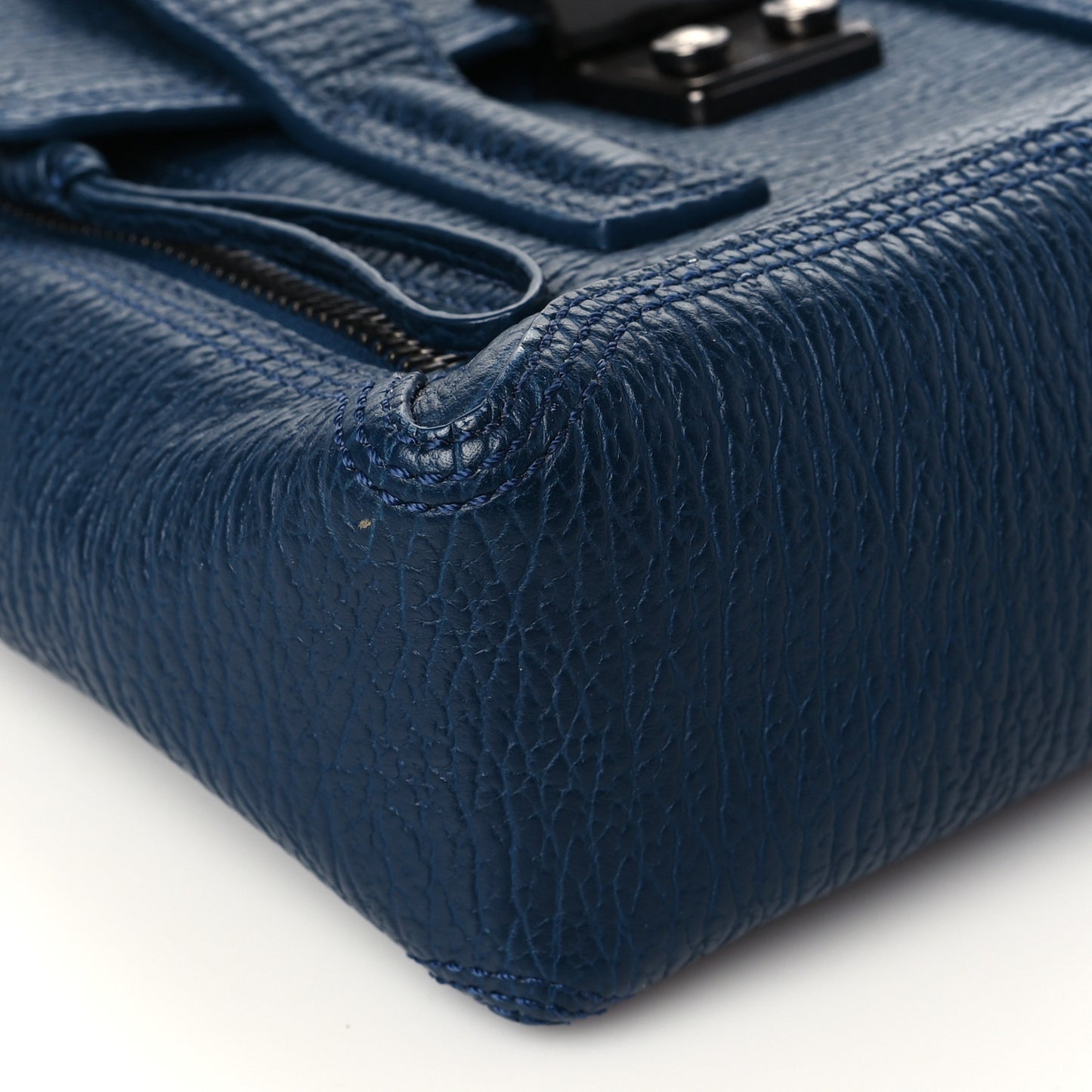 Textured Calfskin Mini Pashli Satchel Ink