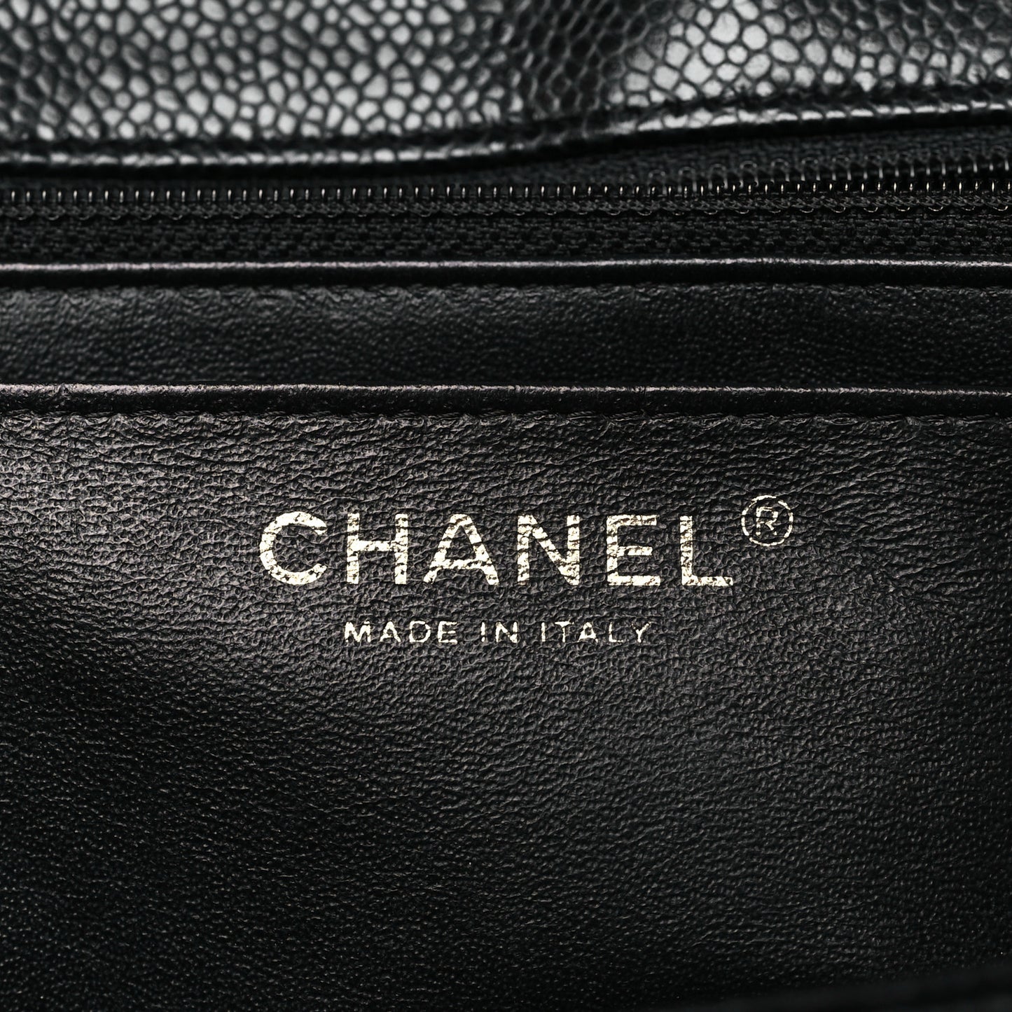 Caviar Quilted Jumbo Single Flap Black
