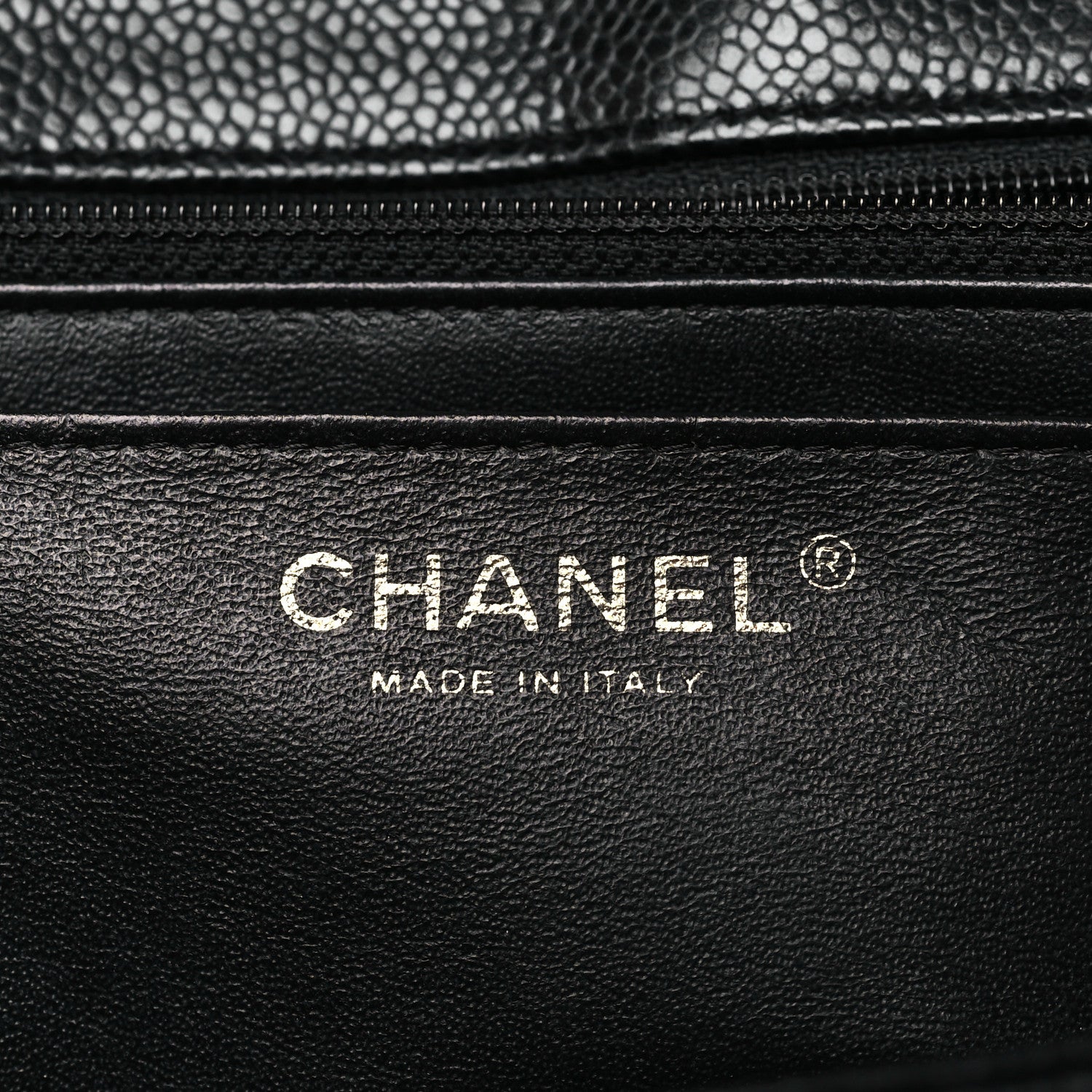 Chanel Caviar Quilted Jumbo Single Flap Black 6 of 10