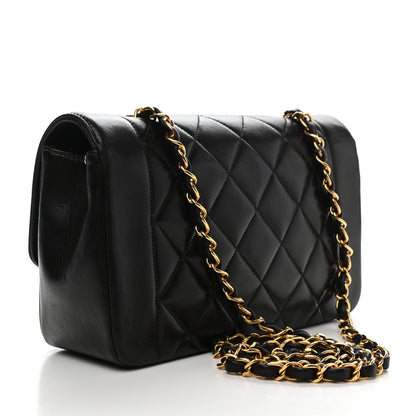 Chanel Lambskin Quilted Small Single Flap Black 3 of 11