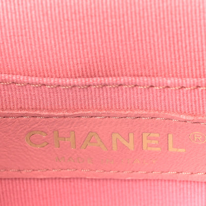 Chanel Lambskin Quilted Small Duma Drawstring Backpack Pink 6 of 9