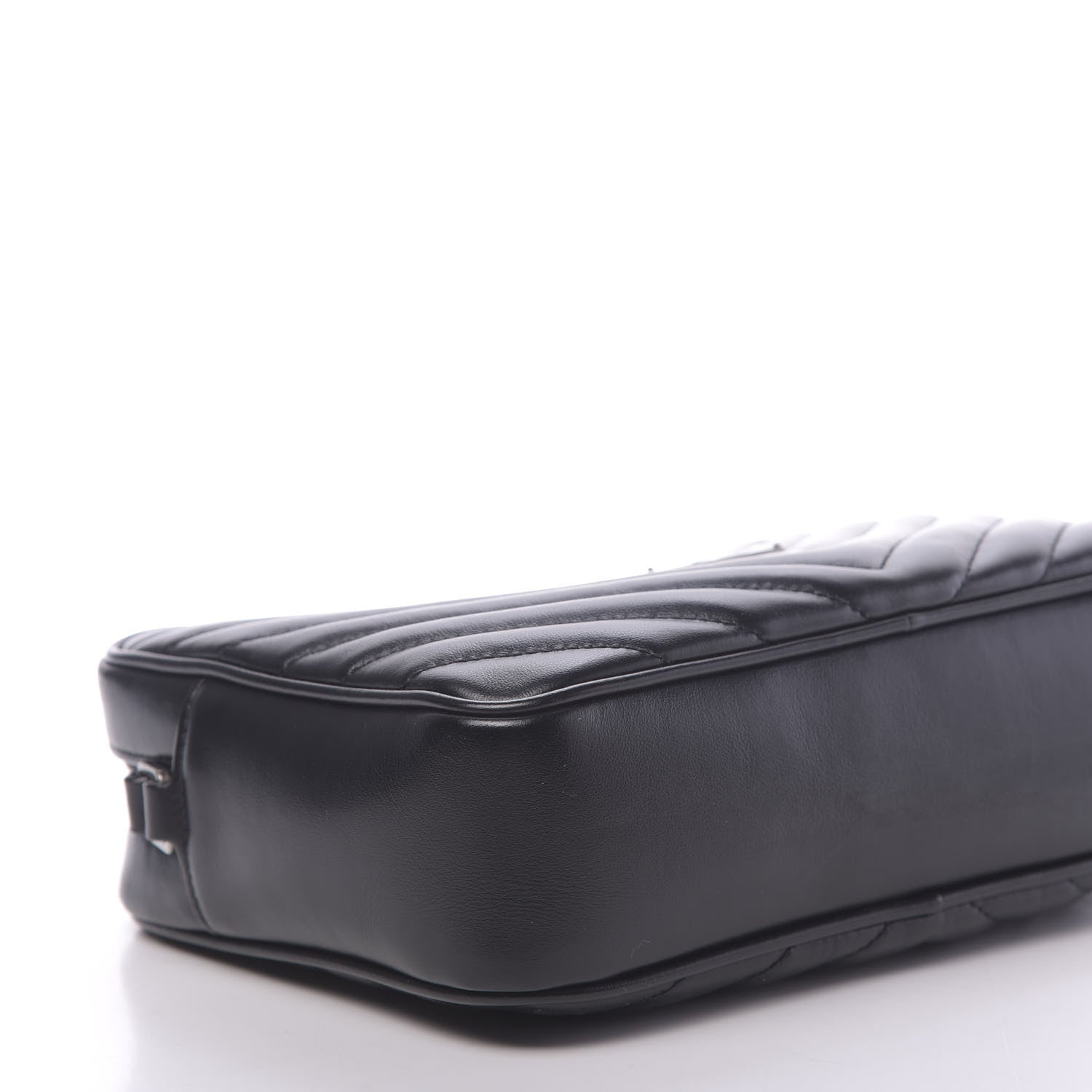 Saint Laurent Calfskin Matelasse Monogram Lou Camera Bag Black 8 of 11