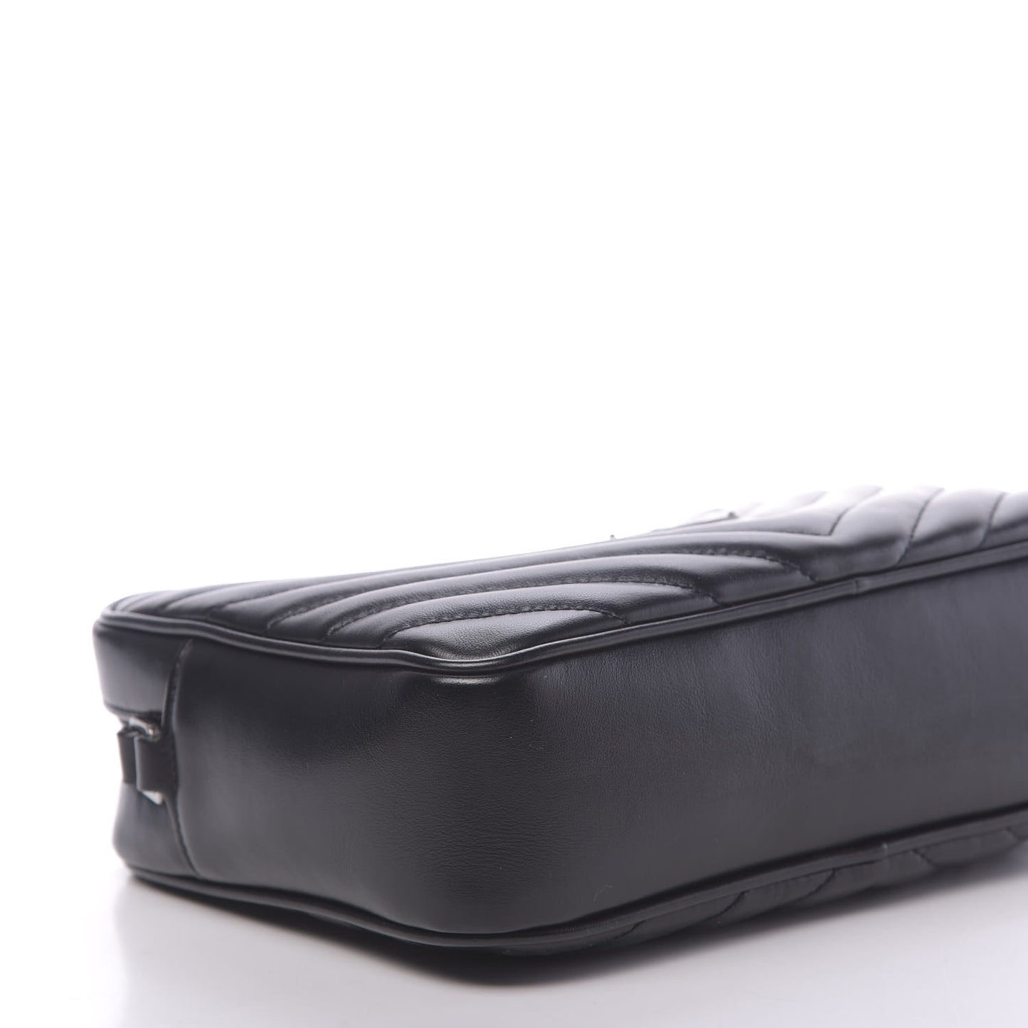 Calfskin Matelasse Monogram Lou Camera Bag Black