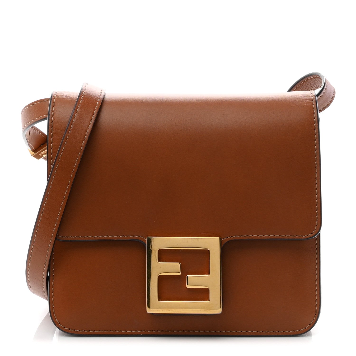 Fendi Vitello Crossbody Bag Cuoio 1 of 9