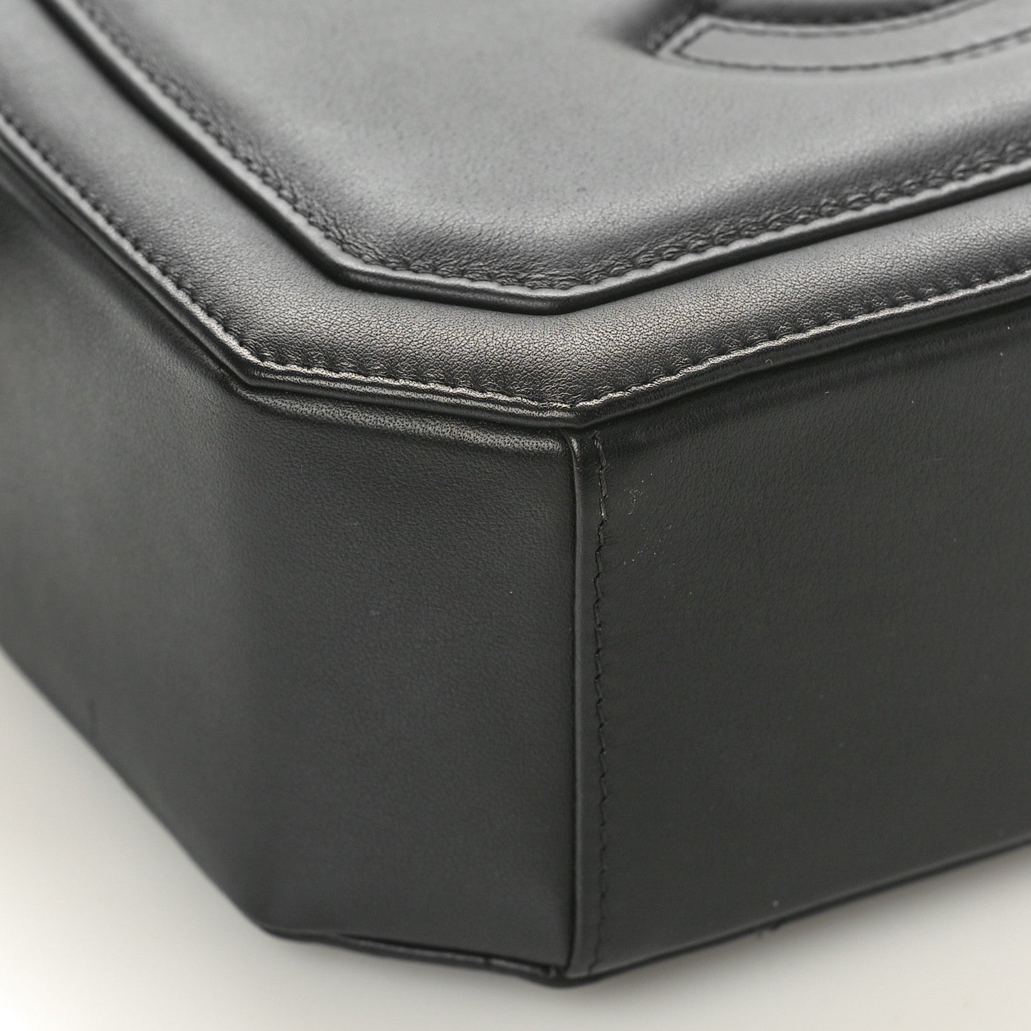 Chanel Lambskin CC Small Octagon Camera Case Black 9 of 10