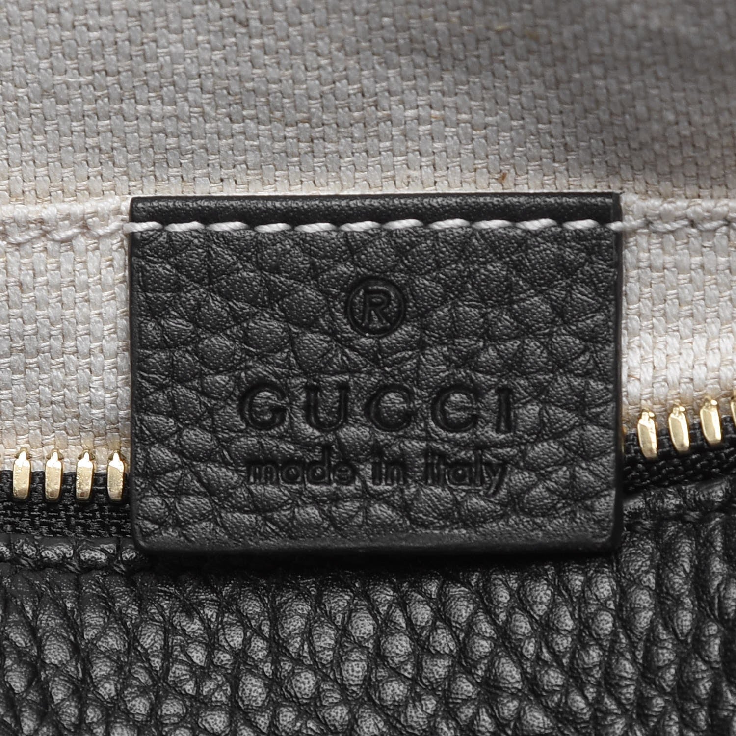 Gucci Pebbled Calfskin Small Soho Disco Bag Black 5 of 8