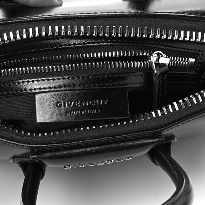Givenchy Shiny Lord Calfskin Mini Antigona Black 5 of 8