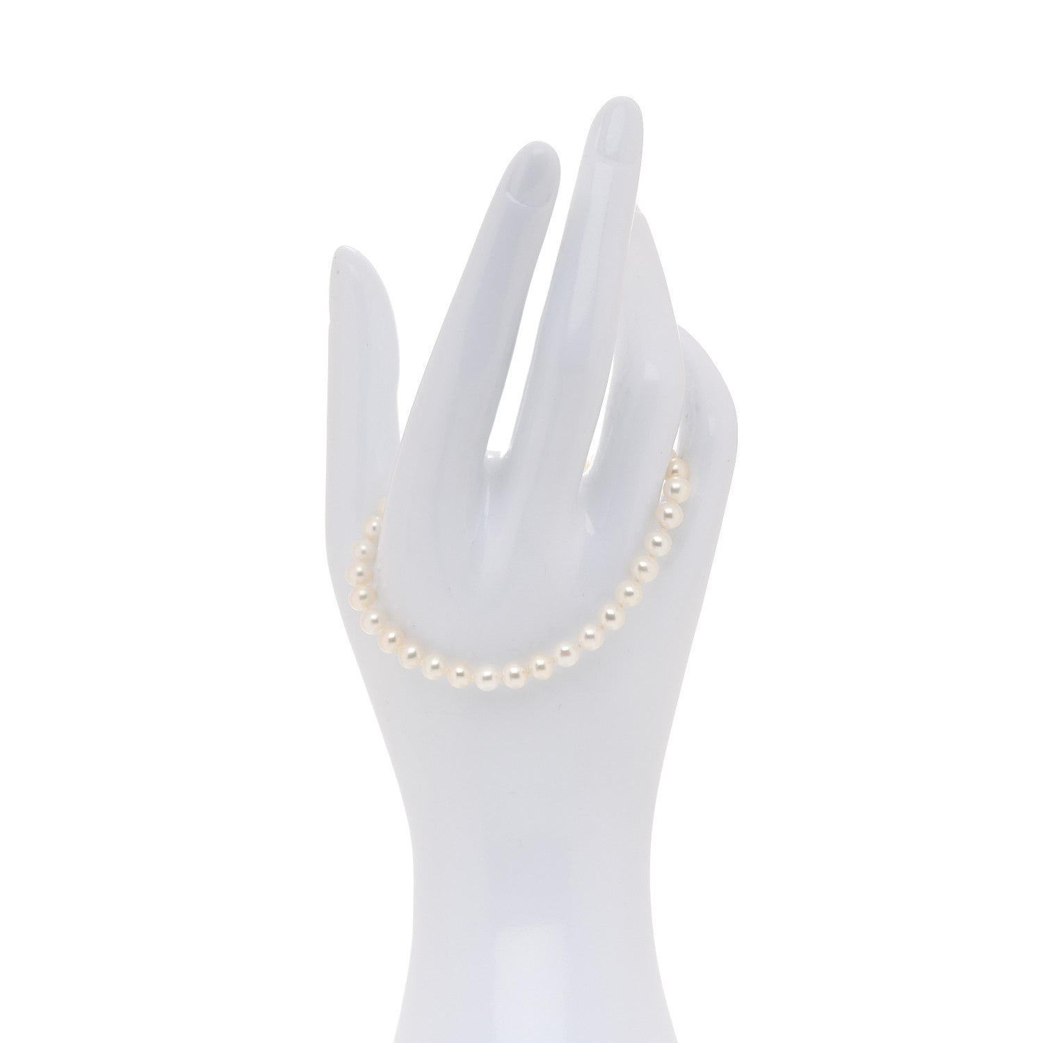 Tiffany Sterling Silver Cultured Pearl Ziegfeld Bracelet 2 of 5