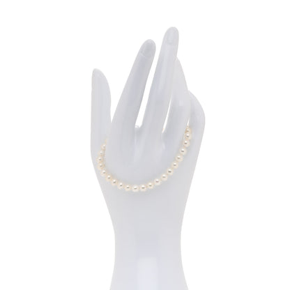 Tiffany Sterling Silver Cultured Pearl Ziegfeld Bracelet 2 of 5