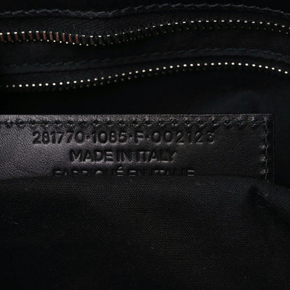 Balenciaga Smooth Calfskin Metallic Patent Giant 12 Silver Hardware City Black Gris 20 of 22