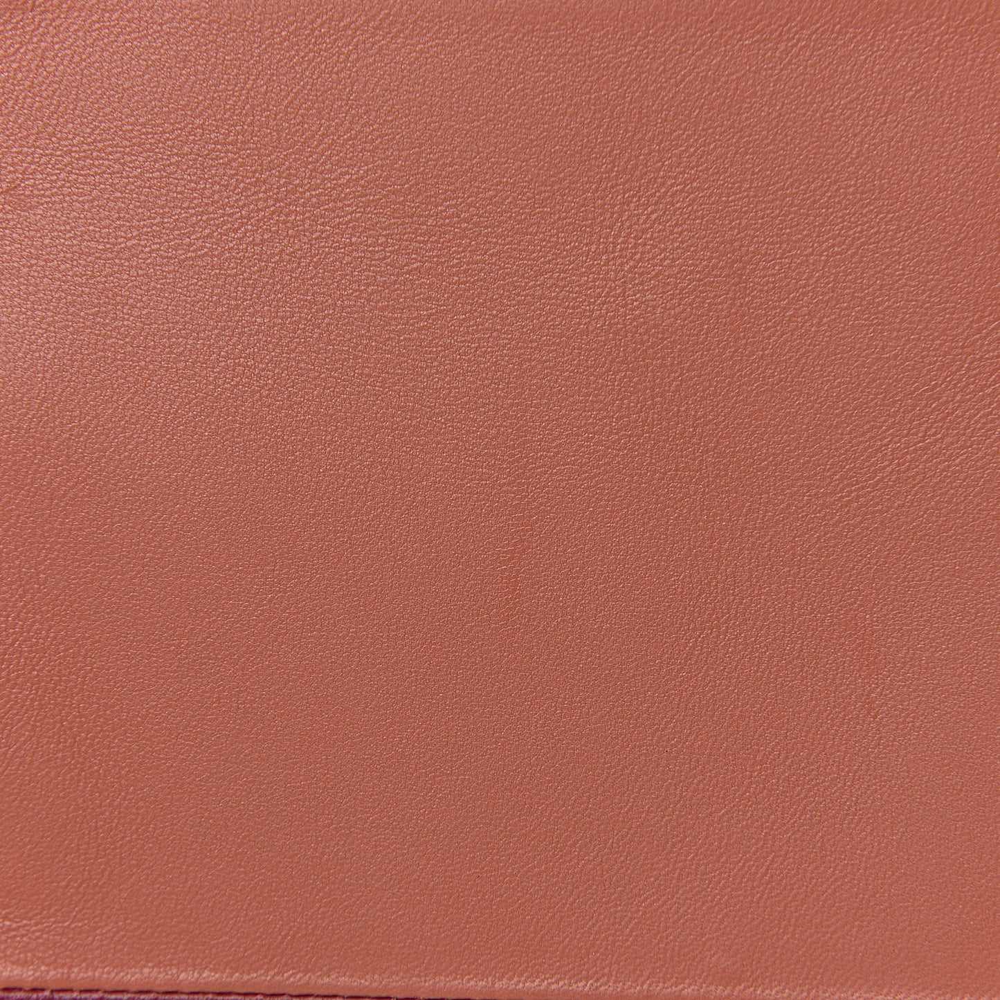 Lambskin Bi-Color Solo Clutch Pouch Terracotta
