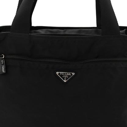 Prada Tessuto Nylon Shopping Tote Black 7 of 9