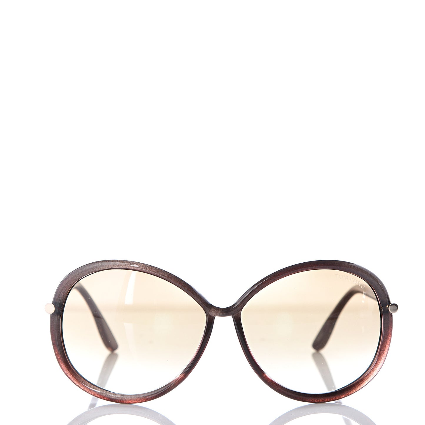 Round Sunglasses Brown