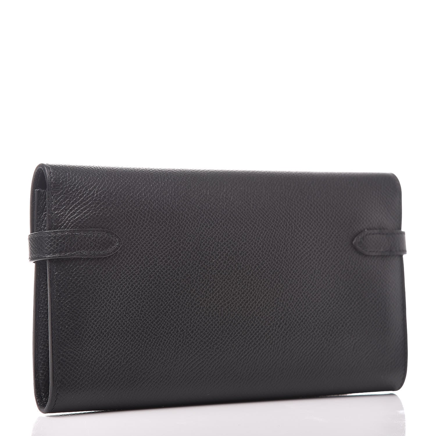 Hermes Epsom Kelly Longue Wallet Black 3 of 8