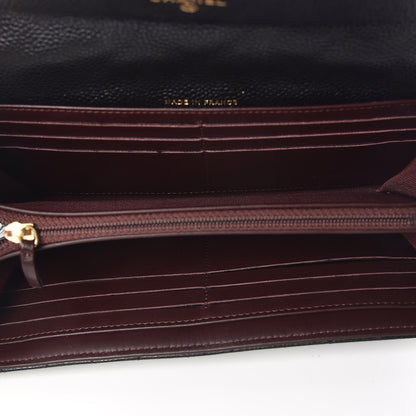 Chanel Caviar Quilted Large Gusset Flap Wallet Black 5 of 8