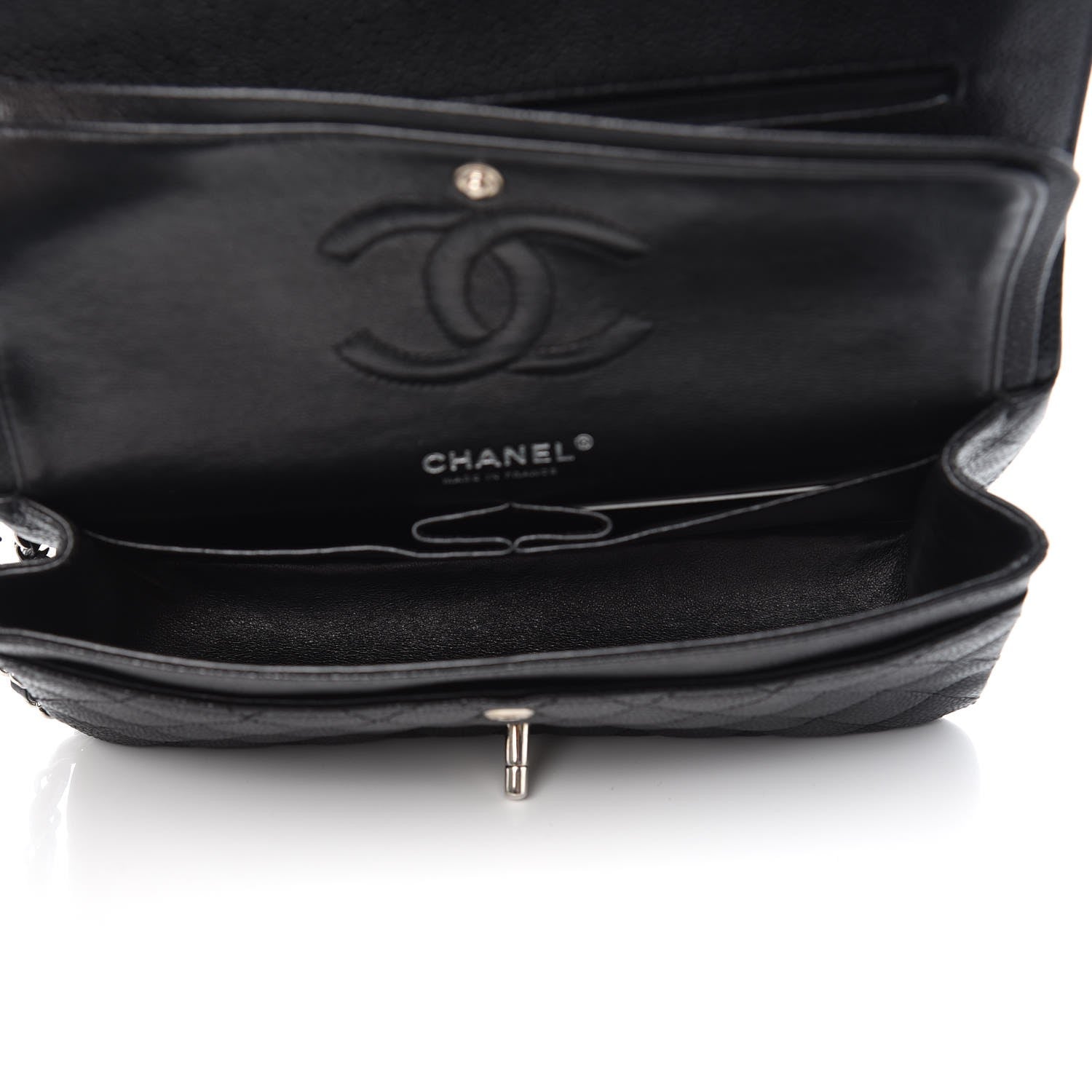 Chanel Caviar Quilted Medium Double Flap Black 5 of 9