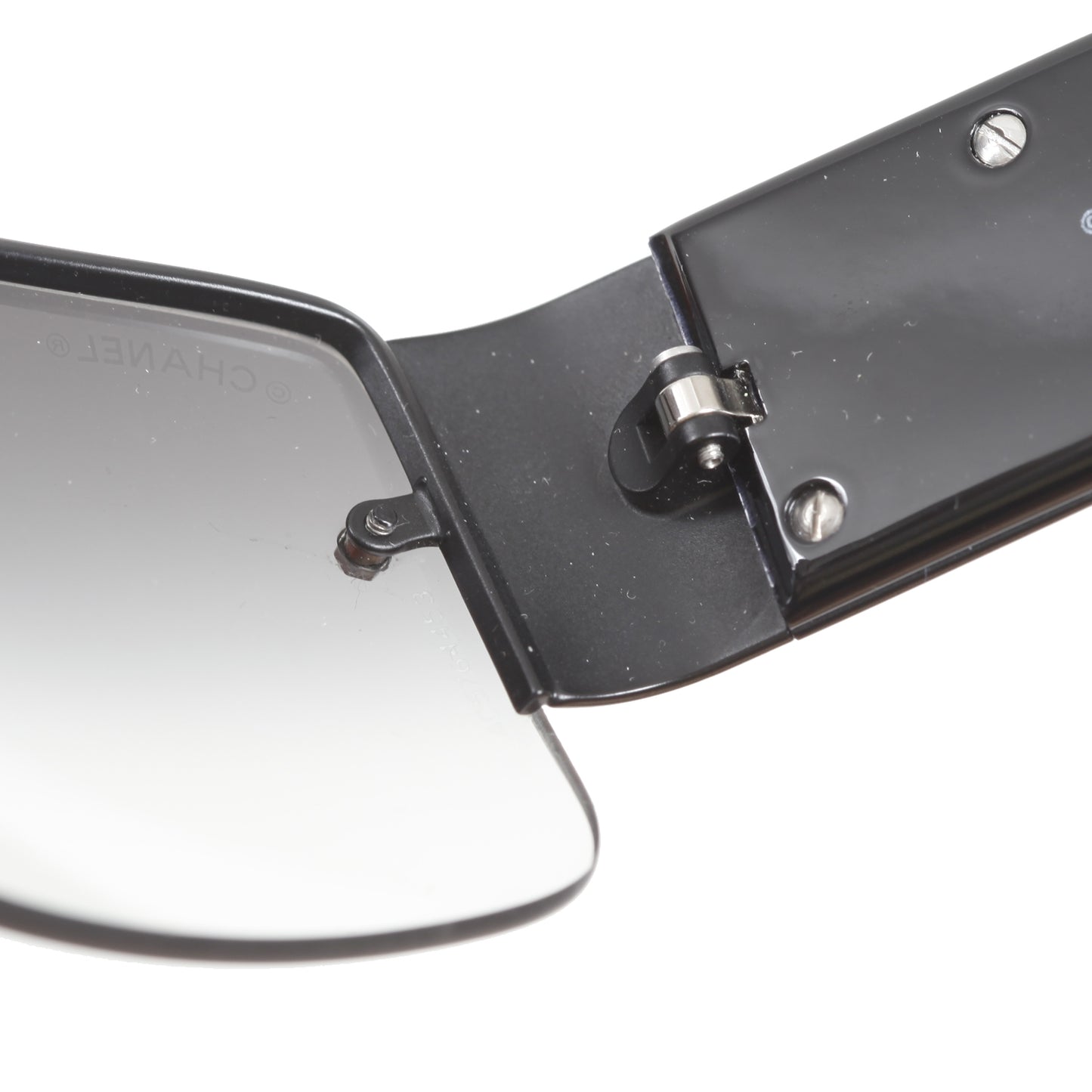 Crystal CC Logo Sunglasses 4117 B Black