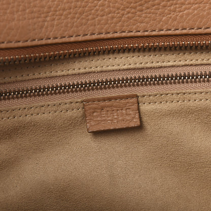 Celine Drummed Calfskin Mini Luggage Camel 8 of 9