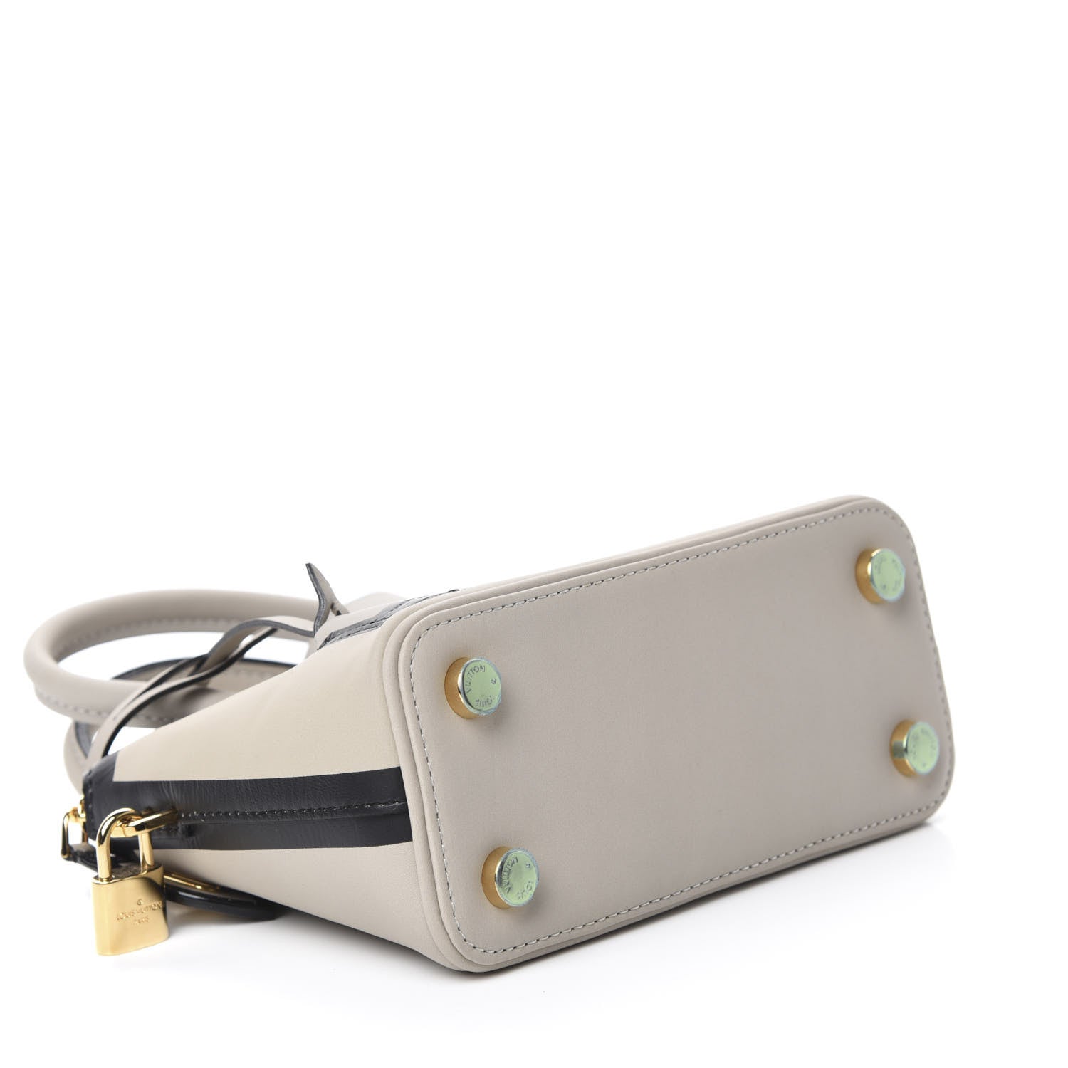 Louis Vuitton Cuir Obsession Lockit BB Gris 4 of 10