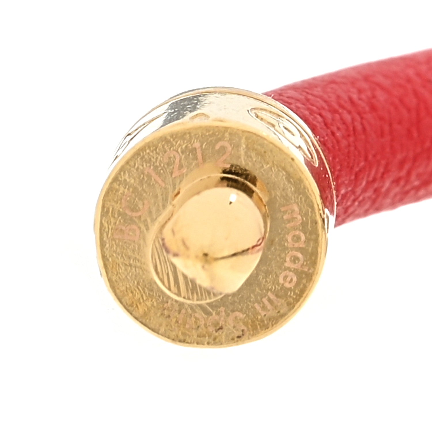 Louis Vuitton Monogram Daily Confidential Bracelet 17 Red 3 of 3