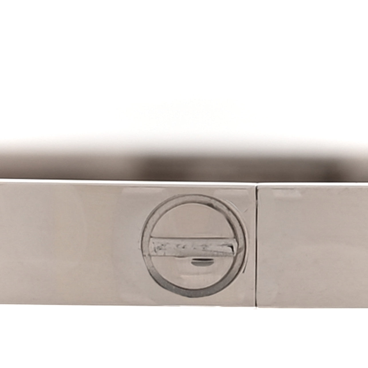 Cartier 18K White Gold Small LOVE Bracelet 17 5 of 8
