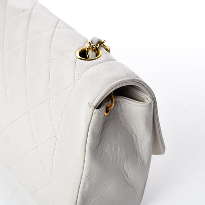 Chanel Lambskin Quilted Small Single Flap White 22 of 22