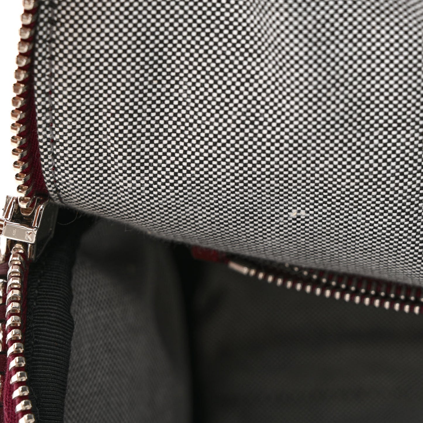 Calfskin Studded Mini Rockie Matte Beet Rodium Hardware