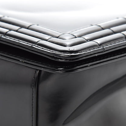 Chanel Glazed Calfskin Large Boy Flap Black 14 of 16