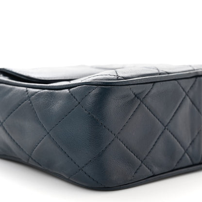 Chanel Lambskin Quilted Tassel Flap Camera Case Navy 10 of 11