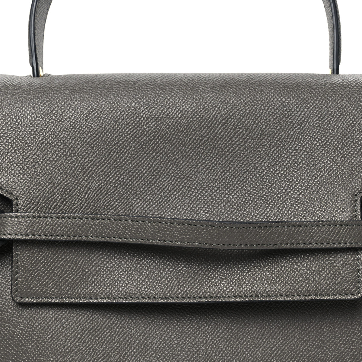 Celine Grained Calfskin Mini Belt Bag Grey 8 of 10