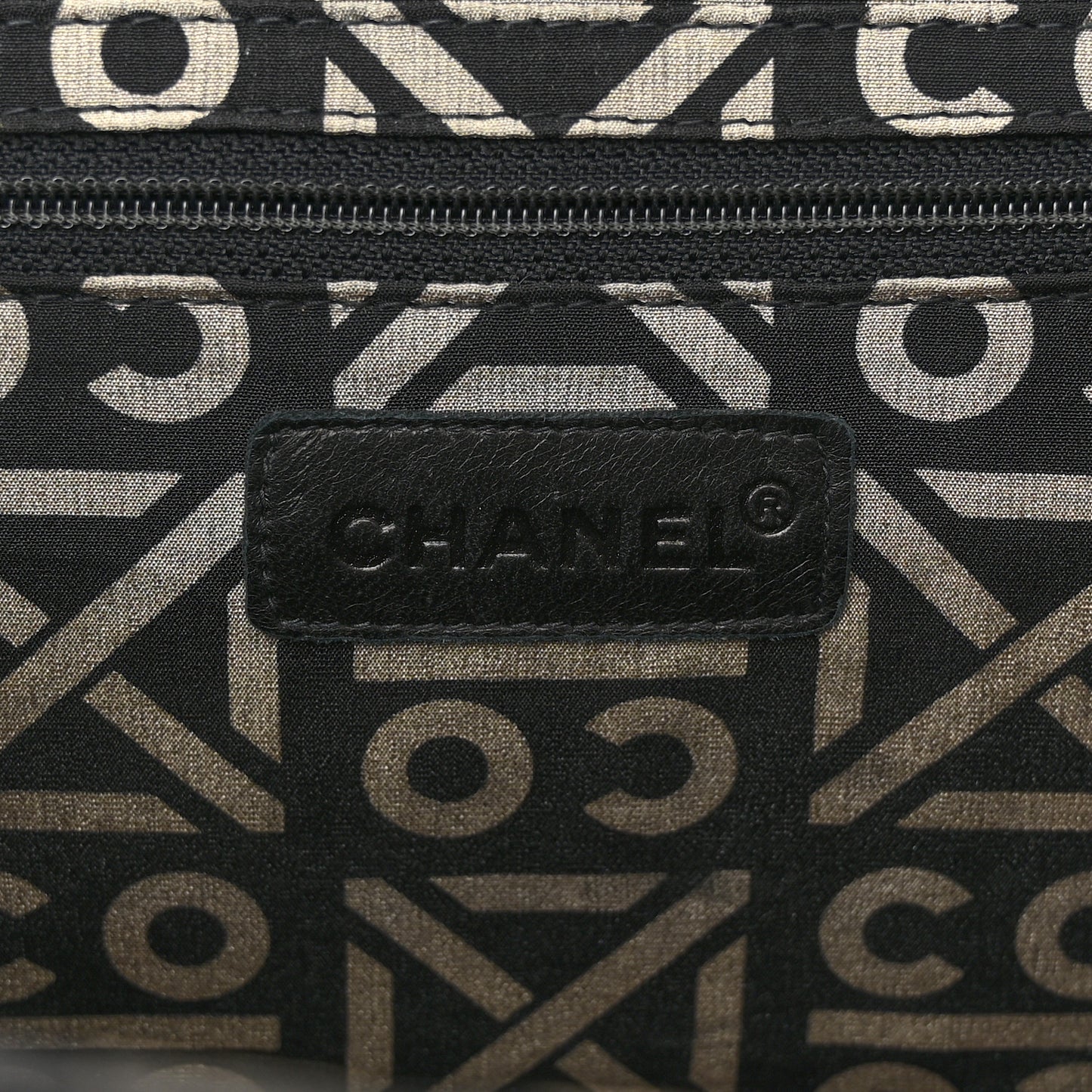 Lambskin Chocolate Bar Accordion Mademoiselle Flap Black