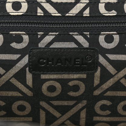 Chanel Lambskin Chocolate Bar Accordion Mademoiselle Flap Black 6 of 14