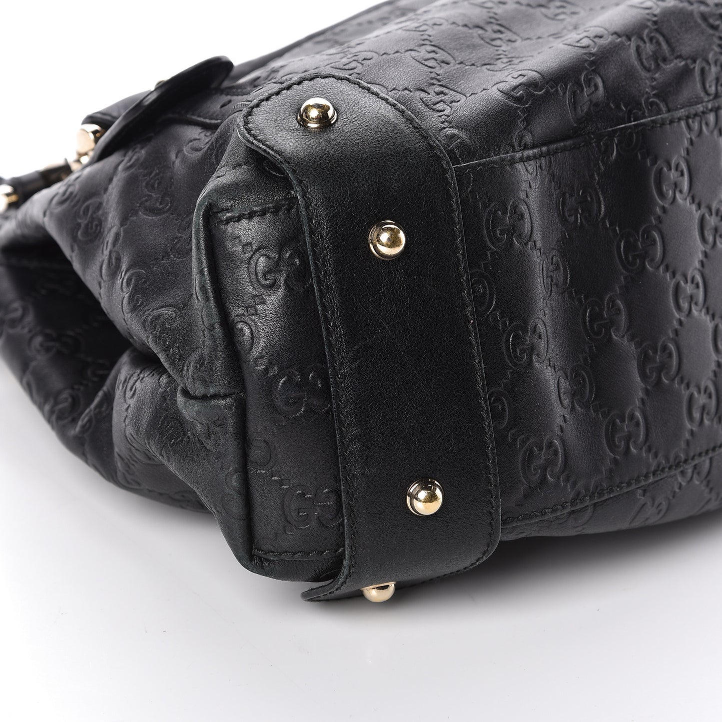 Guccissima Small Pelham Shoulder Bag Black