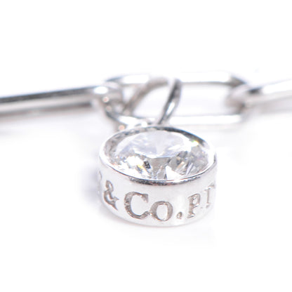 Tiffany Platinum Diamond Swing Charm Bracelet 4 of 8