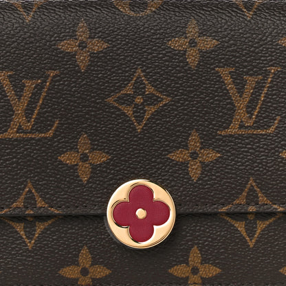 Louis Vuitton Monogram Flore Wallet Fuchsia 7 of 9