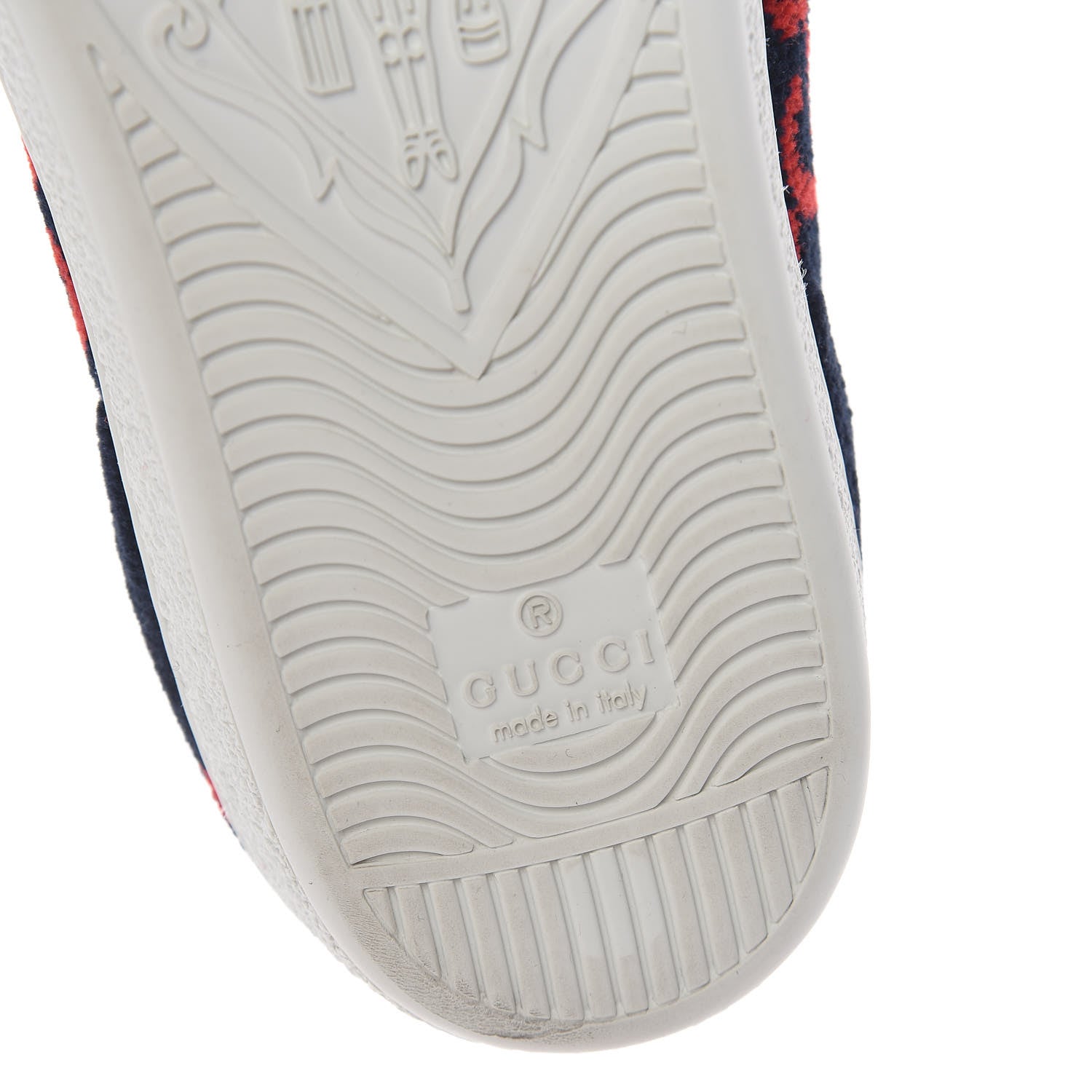 Gucci Terry Cloth GG Monogram Web Womens Ace Sneakers 36.5 Blue Red 13 of 13