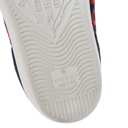 Gucci Terry Cloth GG Monogram Web Womens Ace Sneakers 36.5 Blue Red 13 of 13