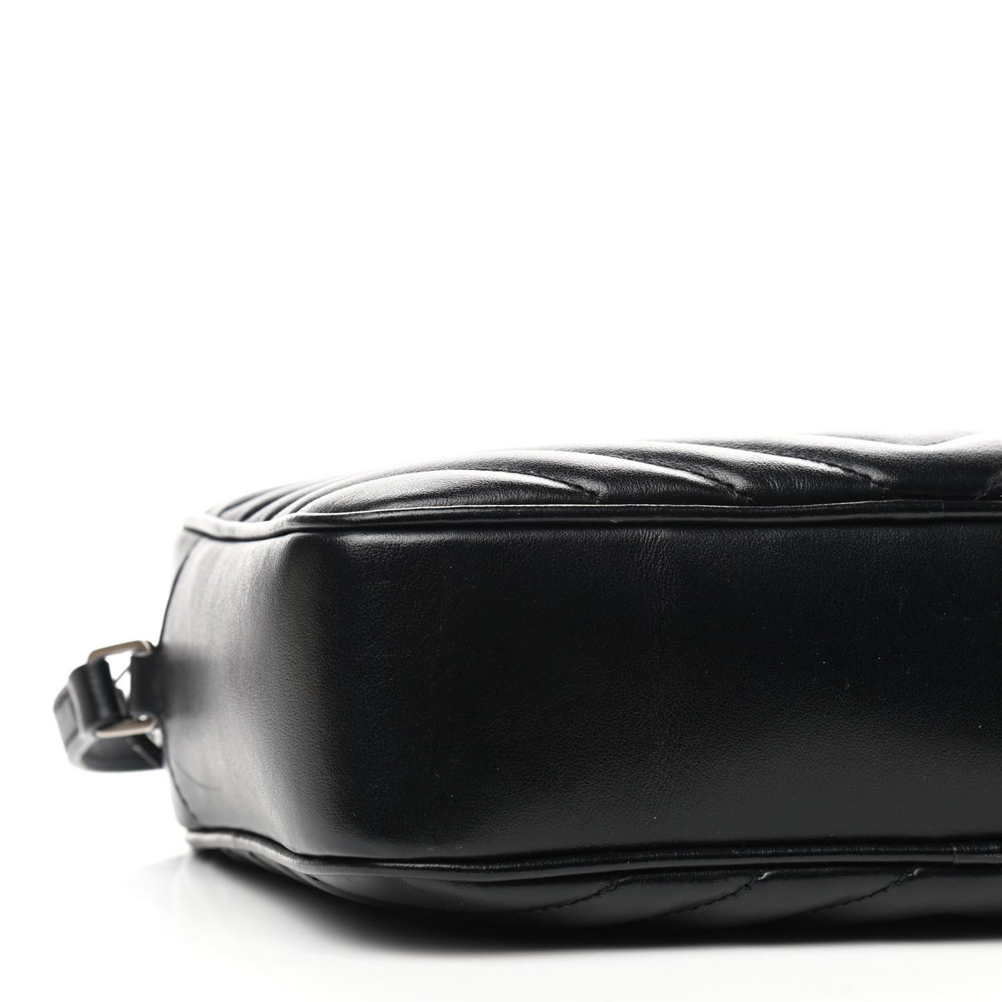 Calfskin Matelasse Monogram Lou Camera Bag Black