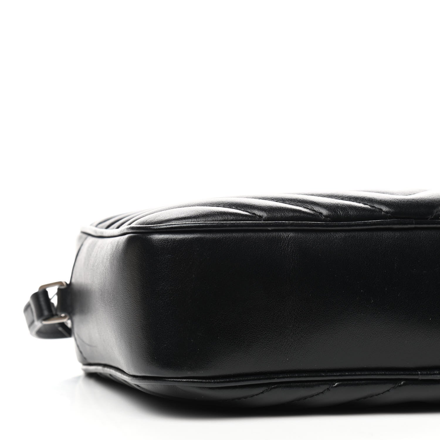 Saint Laurent Calfskin Matelasse Monogram Lou Camera Bag Black 6 of 9