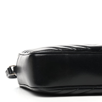 Saint Laurent Calfskin Matelasse Monogram Lou Camera Bag Black 6 of 9