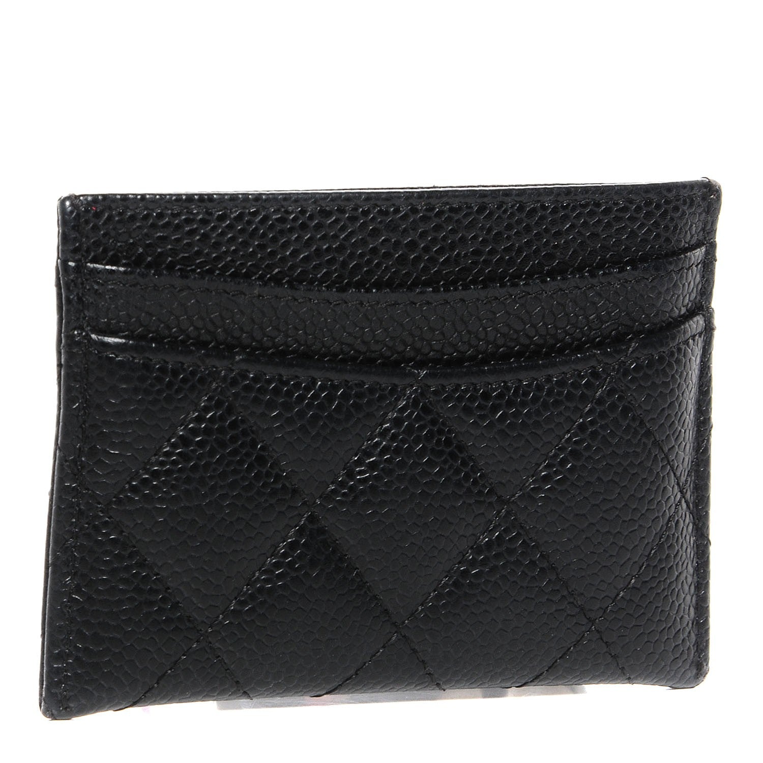 Chanel Caviar Quilted Card Holder Black 3 of 8