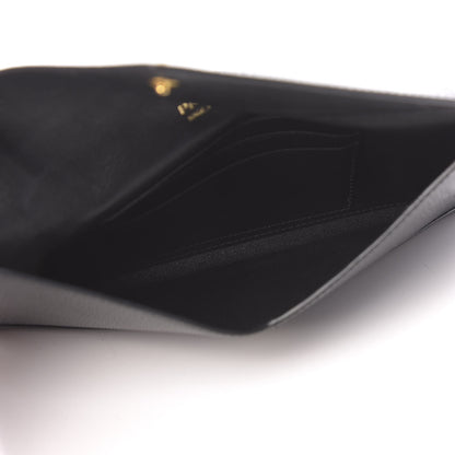 Prada Vitello Move Envelope Wallet Black 5 of 7