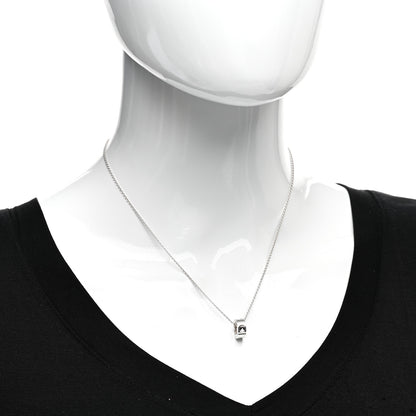 Louis Vuitton 18K White Gold Empreinte Pendant Necklace 2 of 5