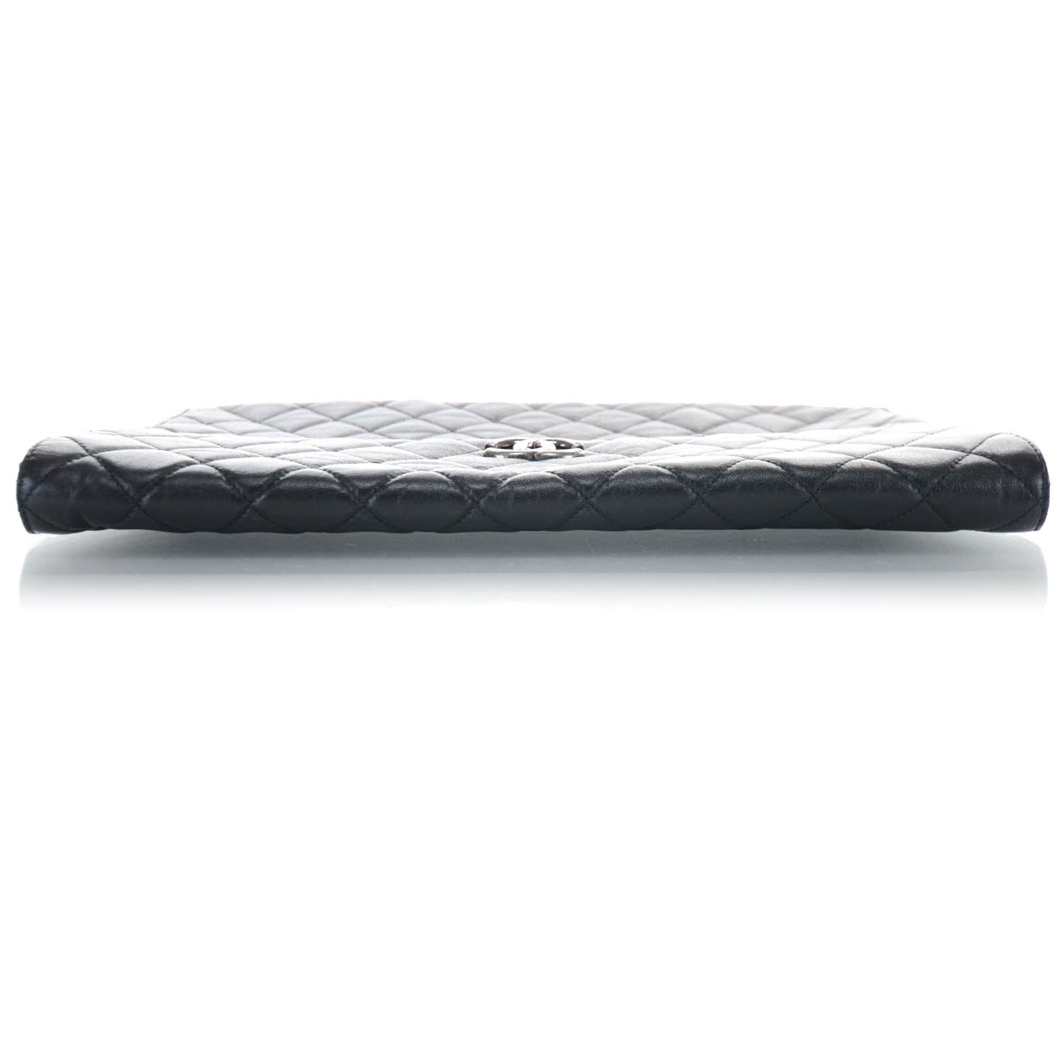 Chanel Calfskin Quilted Document Portfolio Holder Black 5 of 11