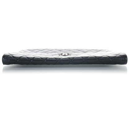 Chanel Calfskin Quilted Document Portfolio Holder Black 5 of 11