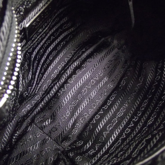 Prada Tessuto Nylon Shoulder Bag Nero 6 of 10
