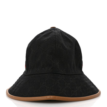 Gucci Monogram Web Bucket Hat M Black 3 of 10