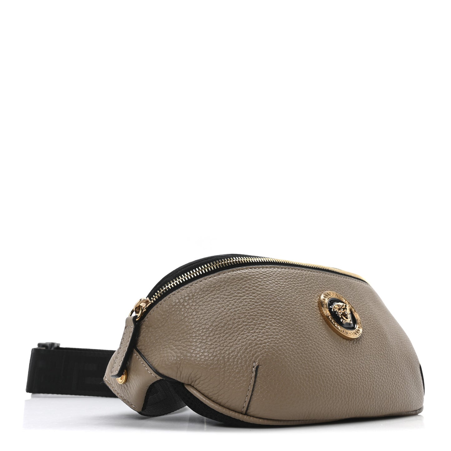 Grained Calfskin Vanitas Medea Belt Bag Taupe