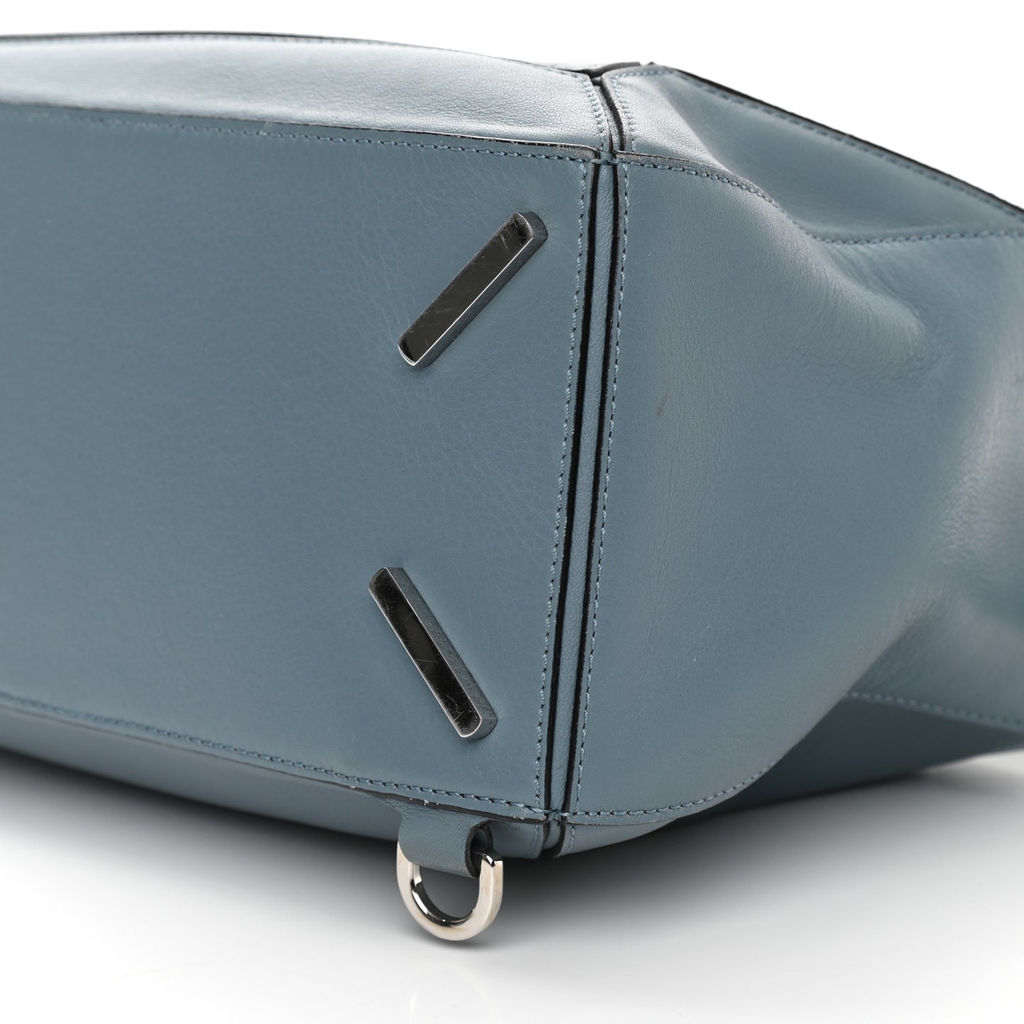 Calfskin Medium Puzzle Bag Stone Blue