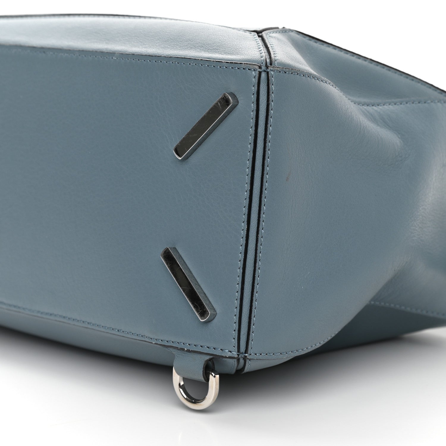 Loewe Calfskin Medium Puzzle Bag Stone Blue 10 of 12